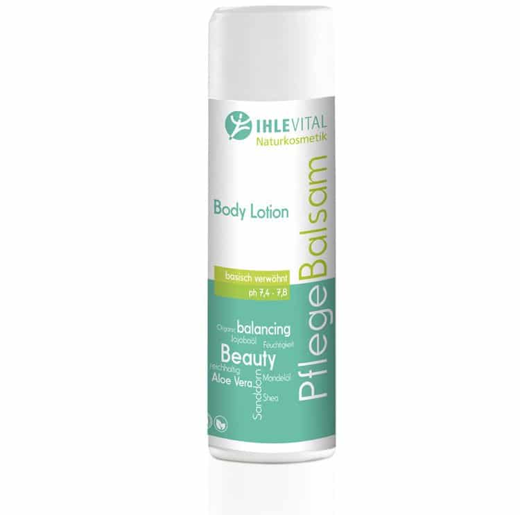 PlegeBalsam, Ihlevital, basisch, basisches Körperpflege, Naturkosmetik, Natrue, Säurebasenkur, Sport, Produktbild