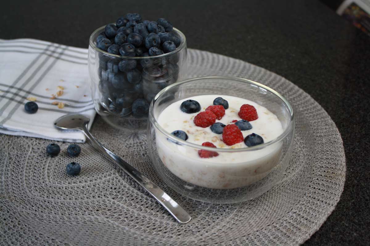 Basisch frühstücken, baisisches Porridge