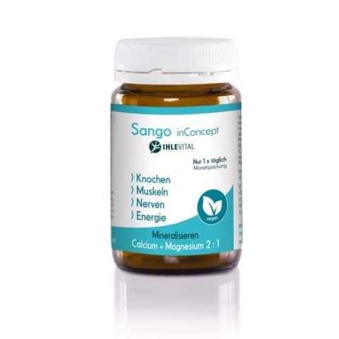 Sango, Ihlevital, Sango Koralle, Säure Basen Kur, basisch, Osteoporose, Calcium und Magnesium, Kölner Liste, Sport, Produktbild